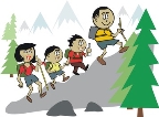 Kids Hiking Cartoon High Res Stock Images | Shutterstock